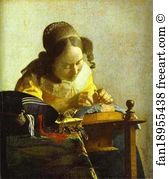 Vermeer Art Print - The Lacemaker