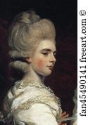The Ladies Waldegrave Detail Art Print - The Ladies Waldegrave. Detail