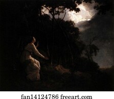 Milton Art Print - The Lady In Milton's Comus