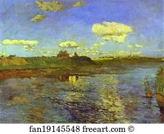 Isaac Levitan Art Print - The Lake