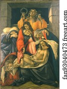 Christ Art Print - The Lamentation Over The Dead Christ