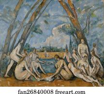 Bath Art Print - The Large Bathers