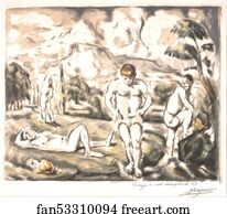 Larger Art Print - The Large Bathers
