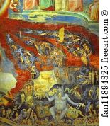 Last Judgement Detail Art Print - The Last Judgement. Detail