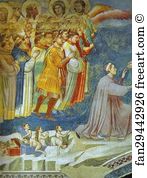 Last Art Print - The Last Judgement. Detail