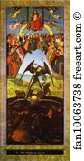 Petrus Christus Art Print - The Last Judgement