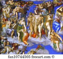 Judgment Art Print - The Last Judgment. Detail