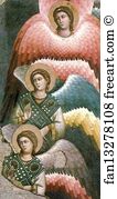 1293 Art Print - The Last Judgment. Detail