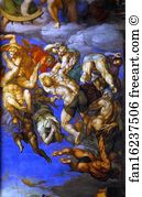 Judgment Art Print - The Last Judgment. Detail