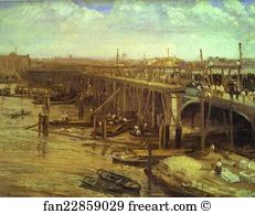 1862 Oil On Canvas The Museum Of Fine Arts Art Print - The Last Of Old Westminster
