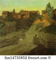 1899 Oil On Canvas The Tretyakov Gallery Art Print - The Last Rays Of The Sun