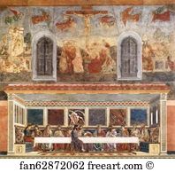 Passing Art Print - The Last Supper And Stories Of Christ's Passion