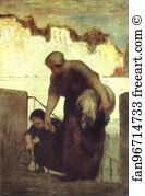 Laundress Art Print - The Laundress