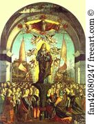 336 Art Print - The Legend Of St. Ursula: Apotheosis Of St. Ursula