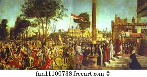 1493 Art Print - The Legend Of St. Ursula: Martyrdom And Funeral Of St. Ursula