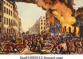 Fireman Art Print - The Life Of A Fireman