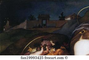 And The Infant St John The Baptist Detail Art Print - The Madonna And Child With The Infant St. John The Baptist And A Saint. Detail