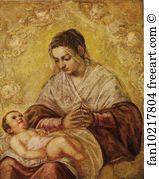 Stars Art Print - The Madonna Of The Stars