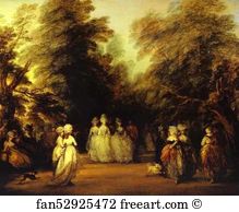 1783 Oil On Canvas Art Print - The Mall