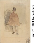 The Man In The Tall Hat Art Print - The Man In The Tall Hat