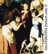 The Marlborough Family Detail Art Print - The Marlborough Family. Detail