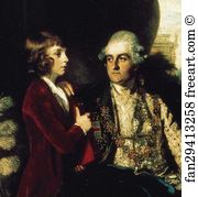 The Marlborough Family Detail Art Print - The Marlborough Family. Detail