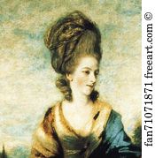 The Marlborough Family Detail Art Print - The Marlborough Family. Detail