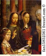 The Marriage At Cana Detail Art Print - The Marriage At Cana. Detail