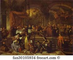 Cana Art Print - The Marriage Feast At Cana