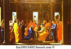 1647 Oil On Canvas National Gallery Of Scotland Art Print - The Marriage Of The Virgin