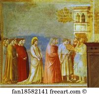 Marriage Art Print - The Marriage Procession Of The Virgin