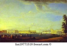 1803 Art Print - The Mars Field With The Rumiantsev Obelisk