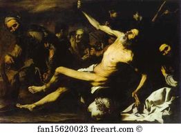 Jusepe De Ribera Art Print - The Martyrdom Of St. Bartholomew