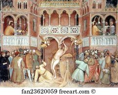 Altichiero Da Zevio Art Print - The Martyrdom Of St. George