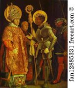Erasmus Art Print - The Meeting Of St. Erasmus And St. Maurice