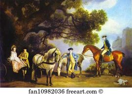 Melbourne Art Print - The Melbourne And Milbanke Families