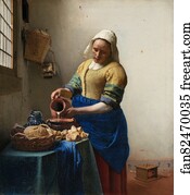  Art Print - The Milkmaid
