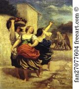 Meunier Art Print - The Miller, His Son And The Donkey (Le Meunier, Son Fils Et L'ane)