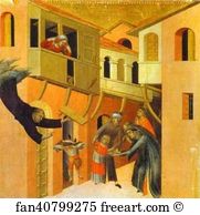 Balcony Art Print - The Miracle Of The Child Falling From The Balcony