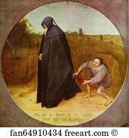 1568 Oil On Canvas Museo Di Capodimonte Art Print - The Misanthrope
