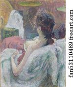 Model Art Print - The Model Resting