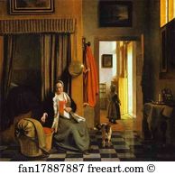 1659 Oil On Canvas Gemäldegalerie Art Print - The Mother
