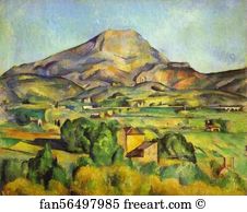 Usa Art Print - The Mount Sainte-Victoire