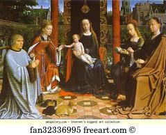 Mystic Art Print - The Mystic Marriage Of St. Catherine