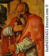 Hans Baldung Called Grien Art Print - The Nativity. Detail