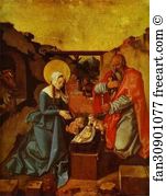 1510 Tempera On Wood Kunstmuseum Basel Art Print - The Nativity