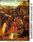 Oil On Panel Szepmuveseti Muzeum Art Print - The Nativity
