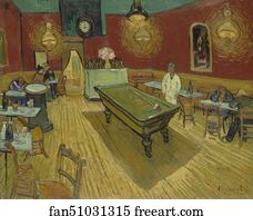 Views Art Print - The Night Café