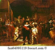 The Netherlands Art Print - The Night Watch (The Militia Company Of Captain Frans Banning Cocq And Of Lieutenant Willem Van Ruytenburgh)