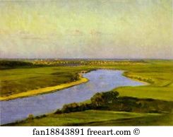 1894 Oil On Canvas The Russian Museum Art Print - The Northern Dvina